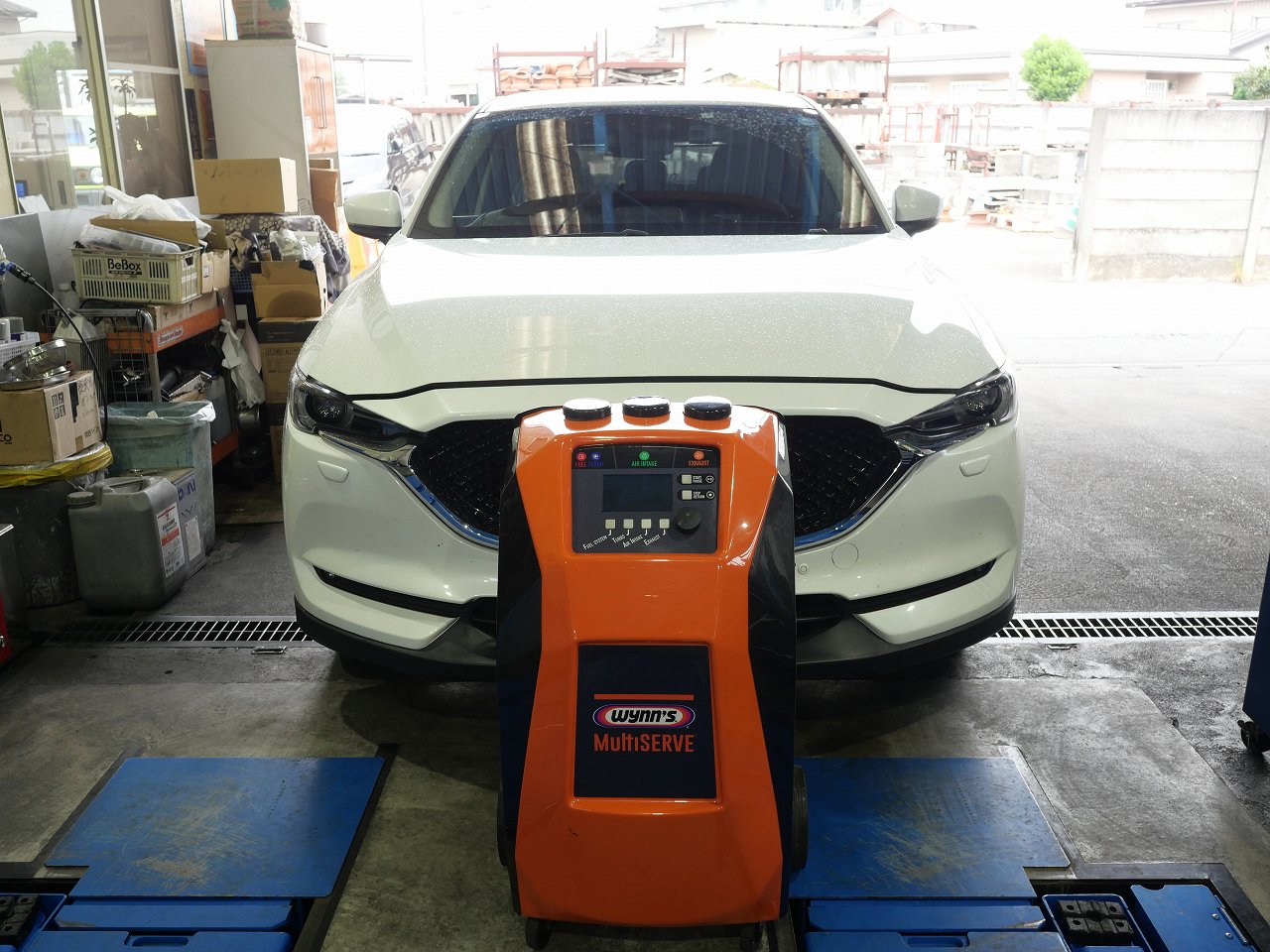 ウインズ・マルチサーブ】KF2P CX-5のエンジン洗浄、燃料系
